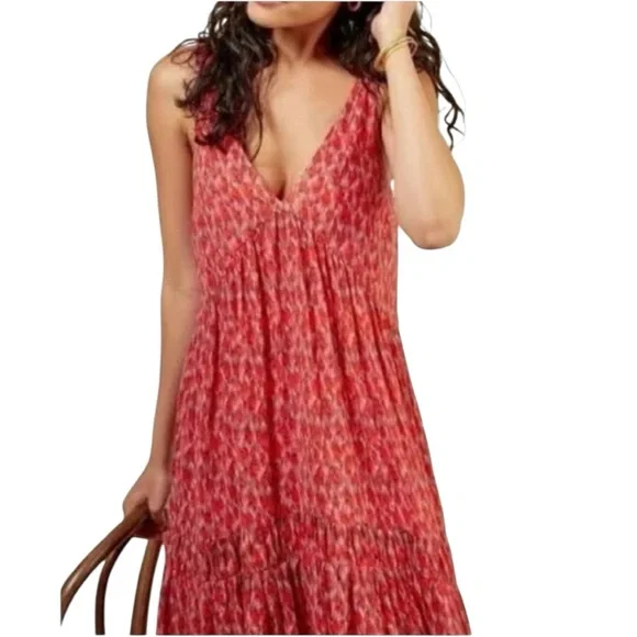 Joie‎ Bondi Tiered Flowy Maxi Dress - Picture 2 of 4